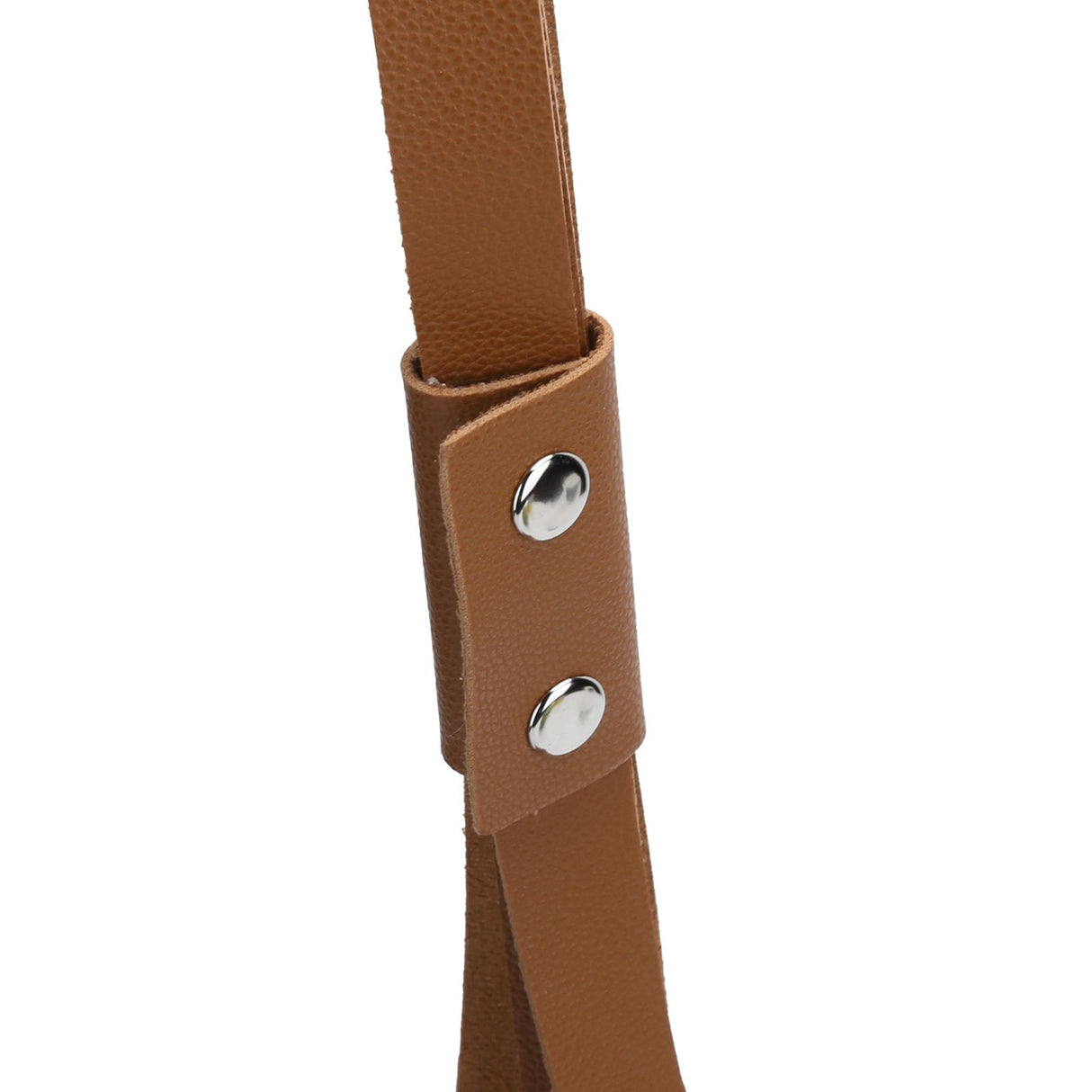 PU Leather Plant Hanger Planter Flowerpot Hanging Holder Home Decor Garden DecorationBrown Square Bottom