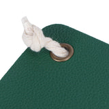 Planter Holder Flowerpot Hanging Rack Hanger with PU Leather Base Cotton Rope for GardeningGreen 10cm - Extra Image