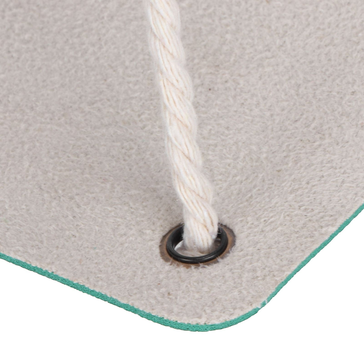 Planter Holder Flowerpot Hanging Rack Hanger with PU Leather Base Cotton Rope for GardeningGreen 10cm