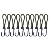 10pcs Tent Elastic Rope with Hook Camping Tent Fixation Elastic Rope Accessories