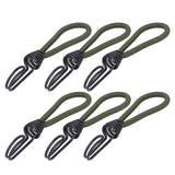 10pcs Tent Elastic Rope with Hook Camping Tent Fixation Elastic Rope Accessories