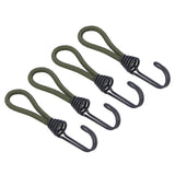 10pcs Tent Elastic Rope with Hook Camping Tent Fixation Elastic Rope Accessories