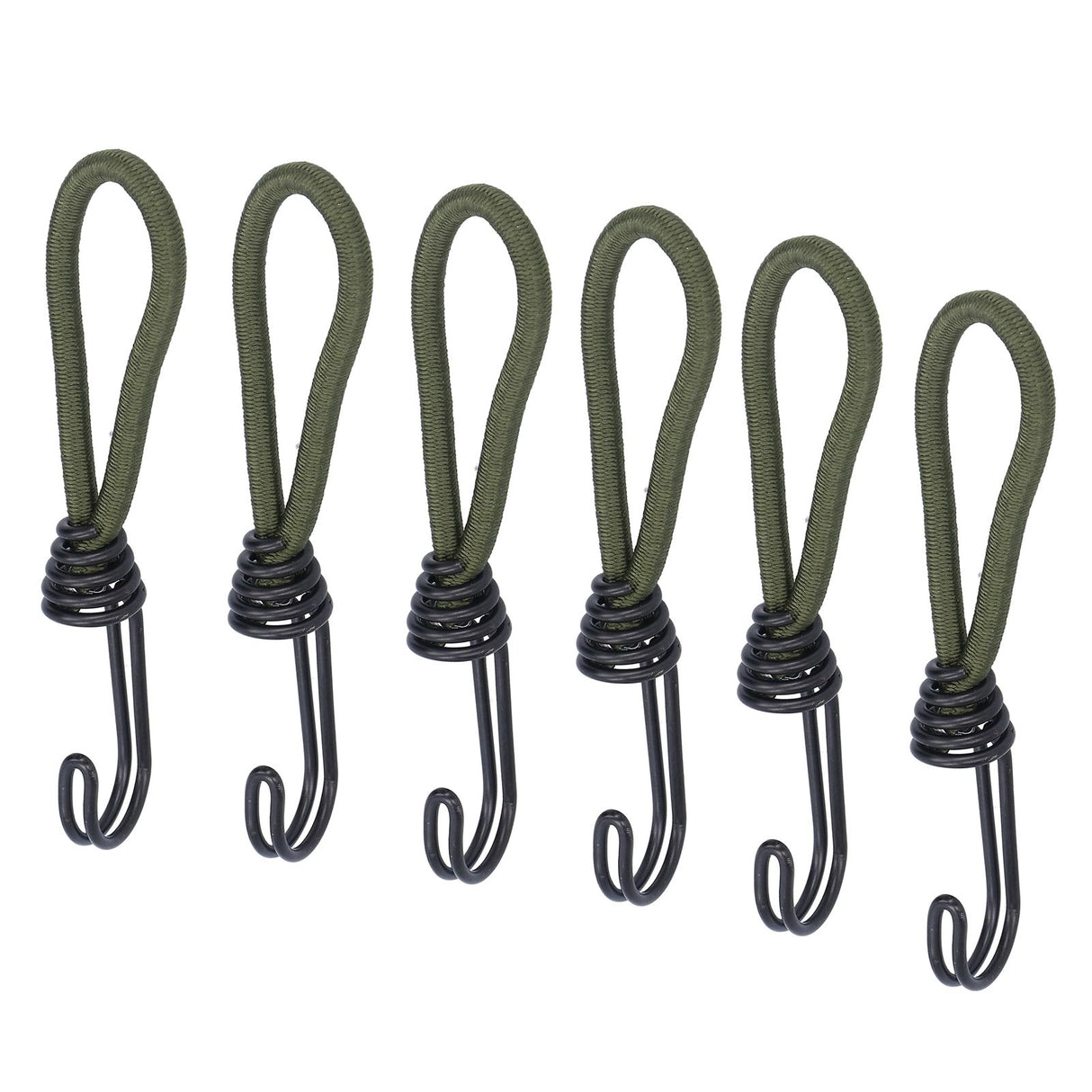 10pcs Tent Elastic Rope with Hook Camping Tent Fixation Elastic Rope Accessories