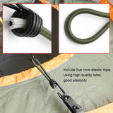 10pcs Tent Elastic Rope with Hook Camping Tent Fixation Elastic Rope Accessories - Extra Image