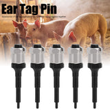 5PCS Ear Tag Needle Pin for Cattle Cows Pigs Goats Sheep Ear Tag Applicator Pliers Livestock Use