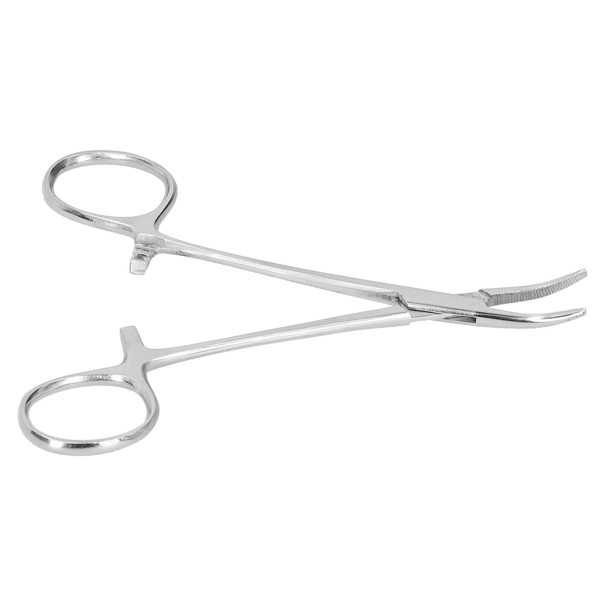 12.5cm Curved Hemostatic Forceps Stainless Steel Hair Tweezers Pliers Livestock Accessory