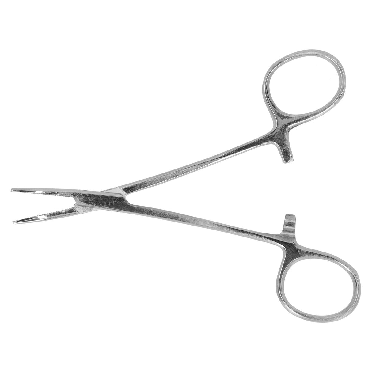 12.5cm Curved Hemostatic Forceps Stainless Steel Hair Tweezers Pliers Livestock Accessory