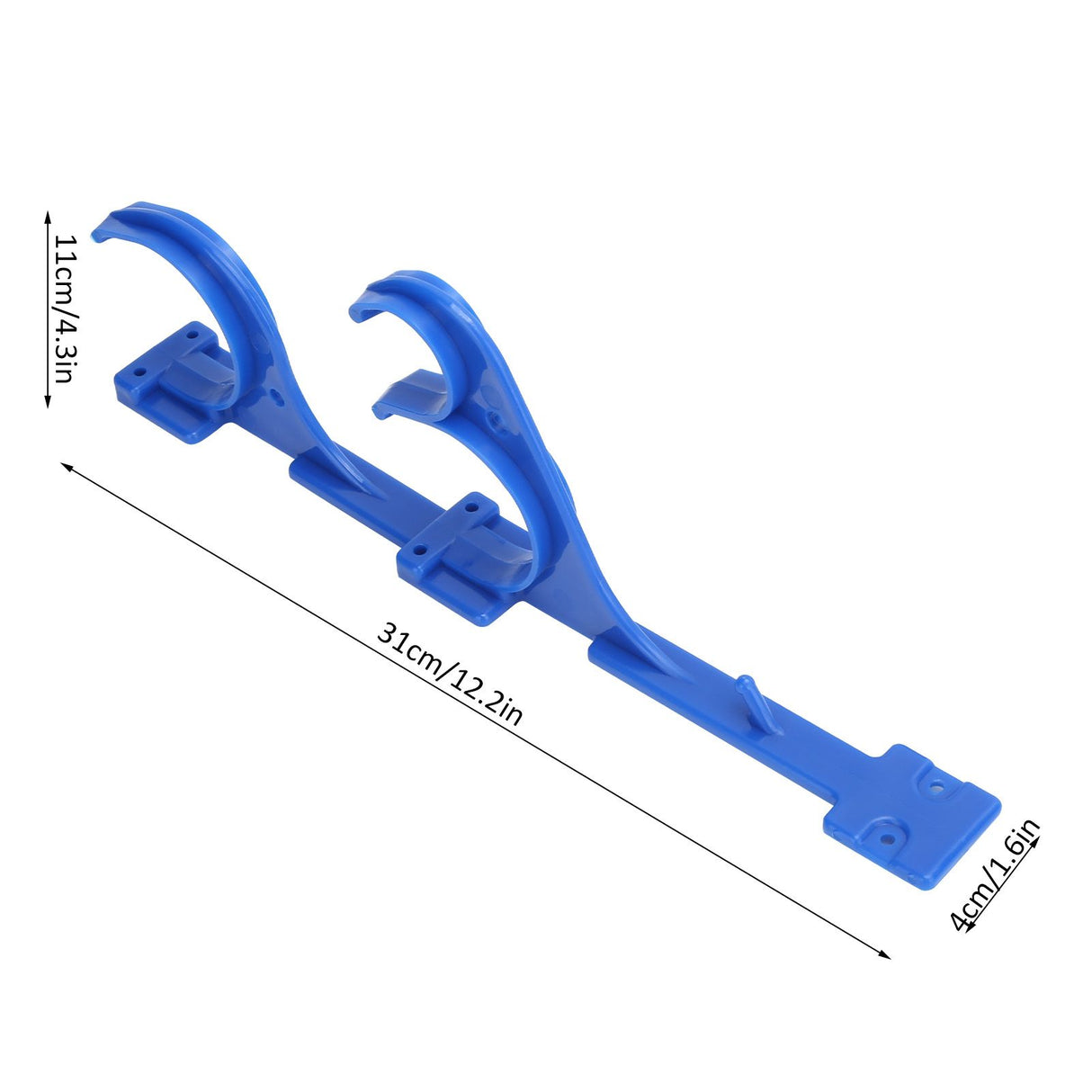 Plastic Pool Hanger Hook for Pool Telescoping Pole Vacuum Hose Leaf Skimmer Garden Tools