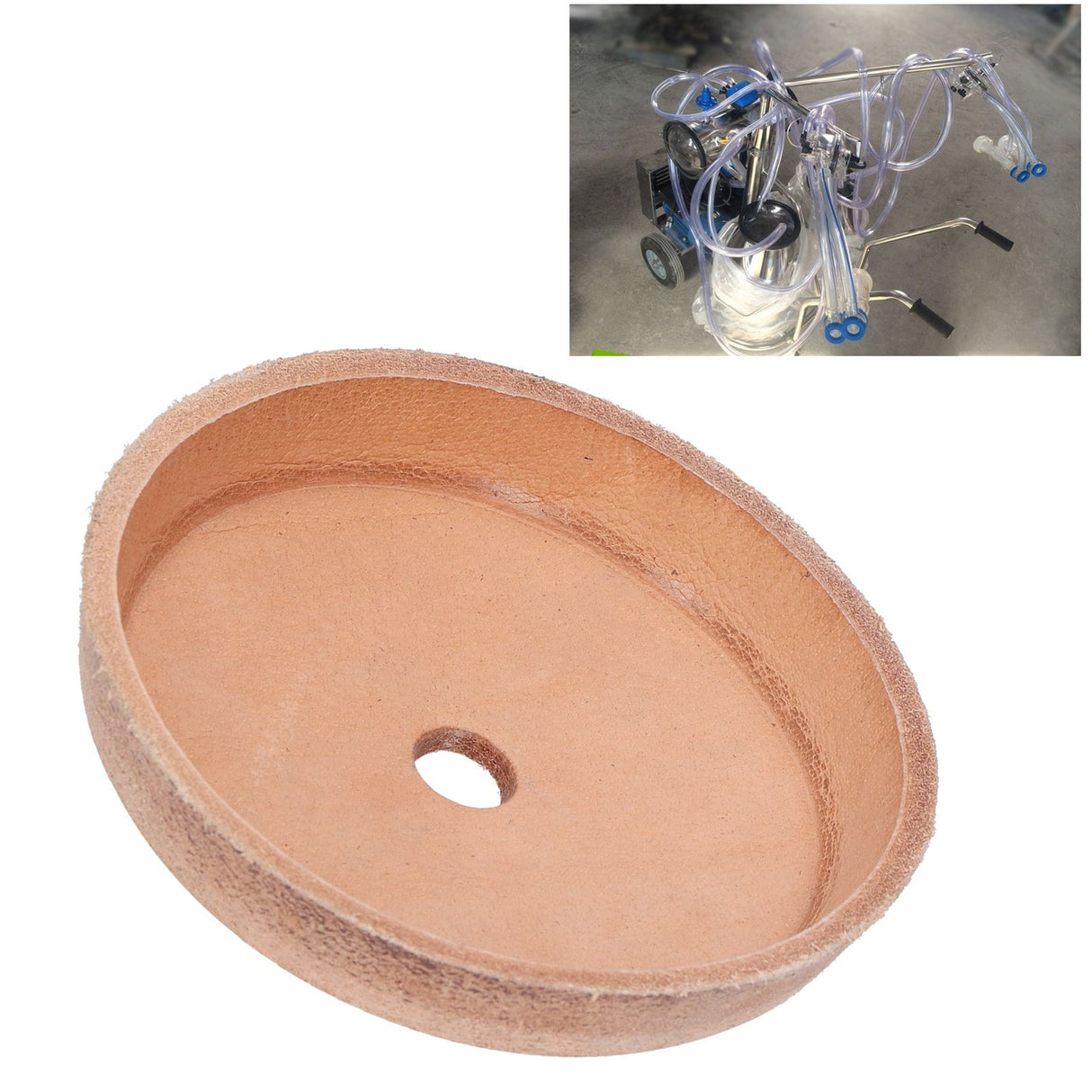 Faux Leather Plunger Pump High Pressure Resistant Milker Piston Milking Machine Spare Parts