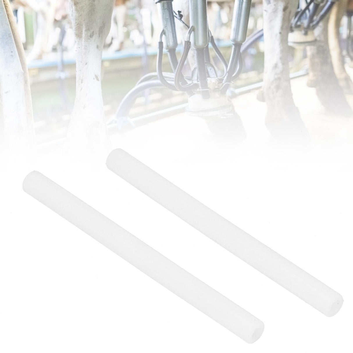 2PCS Milking Machine Accessories Milking Machine Silicone Milker Short Tube Replacement
