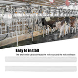 2PCS Milking Machine Accessories Milking Machine Silicone Milker Short Tube Replacement - Extra Image