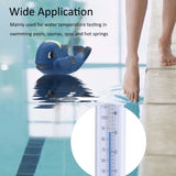 Cartoon Animal Shaped Floating Thermometer for Swimming Pools Sauna Spa Accessories Blue - Extra Image