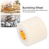 Wool Felt Wire Drawing Wheel Buffing Wheel Parts for Stainless Steel Polishing 120x100mm - Extra Image