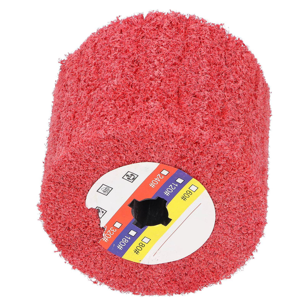 Nylon Polishing Wheel Polishing Machine Burnishing Wheel Polisher Accessory 120x100mm Red