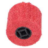 Nylon Polishing Wheel Polishing Machine Burnishing Wheel Polisher Accessory 120x100mm Red - Rear View