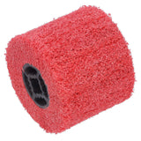 Nylon Polishing Wheel Polishing Machine Burnishing Wheel Polisher Accessory 120x100mm Red