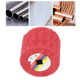 Nylon Polishing Wheel Polishing Machine Burnishing Wheel Polisher Accessory 120x100mm Red
