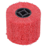 Nylon Polishing Wheel Polishing Machine Burnishing Wheel Polisher Accessory 120x100mm Red