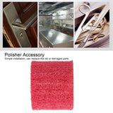 Nylon Polishing Wheel Polishing Machine Burnishing Wheel Polisher Accessory 120x100mm Red