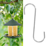 S shape Hook Stainless Steel Hanger Hook Courtyard Balcony Bird Feeder Accessory