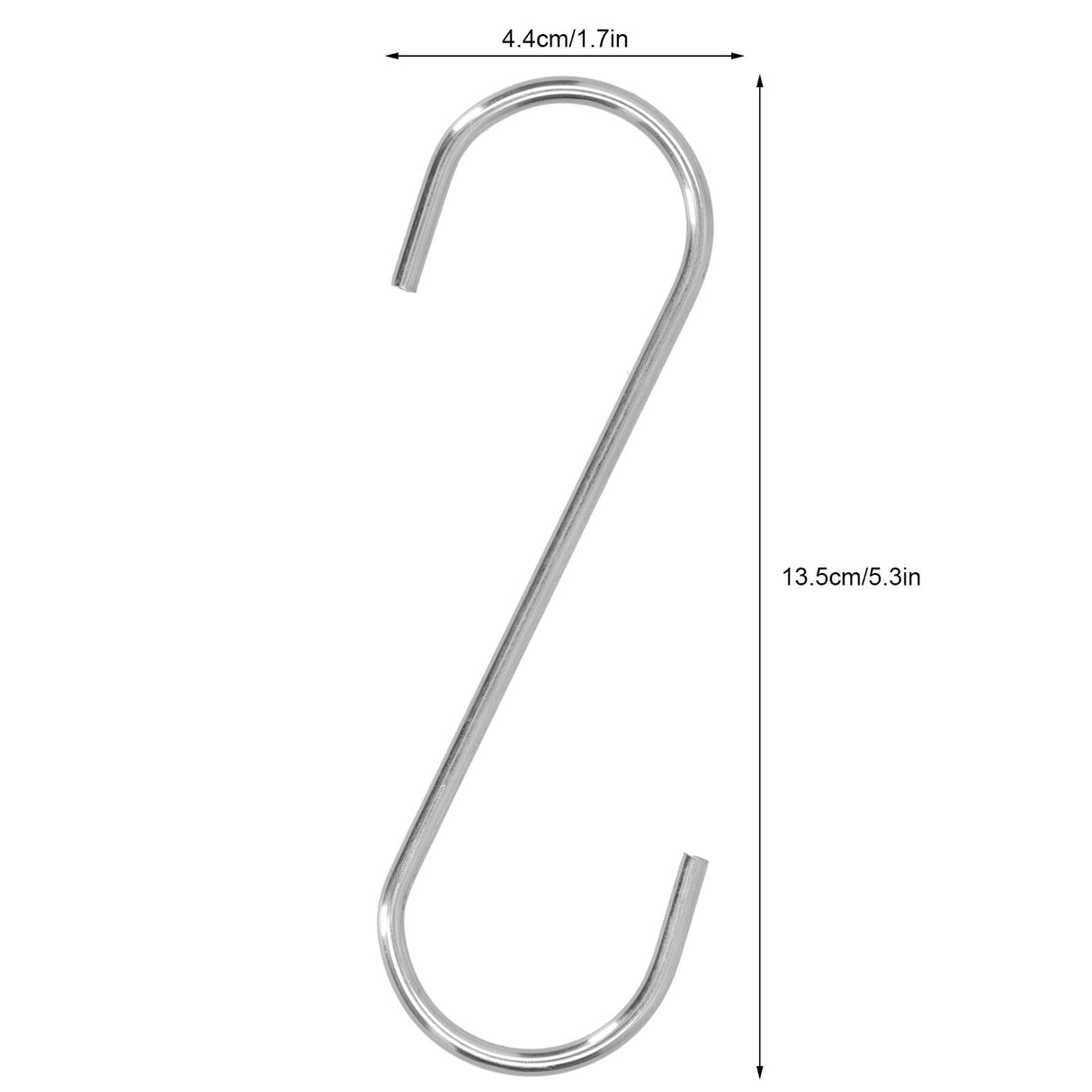 S shape Hook Stainless Steel Hanger Hook Courtyard Balcony Bird Feeder Accessory