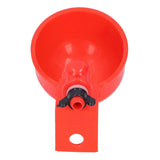 2pcs Automatic Chicken Water Cup Red Plastic Drinking Bowl for Poultry Pigeon Bird - Extra Image