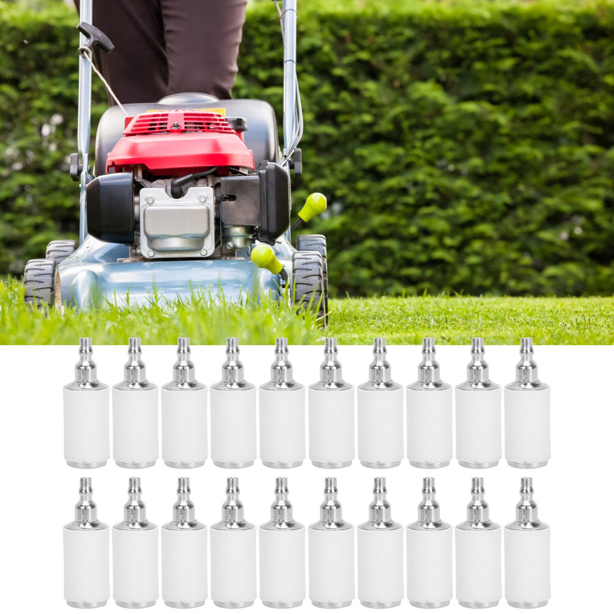 20PCS Fuel Filter Replacement Fit for Chain Saw Lawn Mower Trimmer Machine Garden Tool