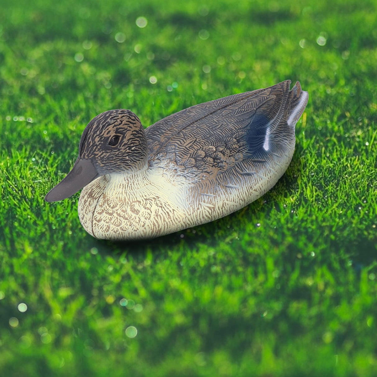 Plastic Simulation Duck Lifelike Duck Decoration Hunting Decoy for Garden 34.5 x 13cm