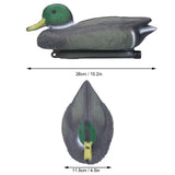 Floating Duck Decoy Simulation Hunting Duck Garden Pool Yard Lake Decoration 26x11.5cmMale - Extra Image