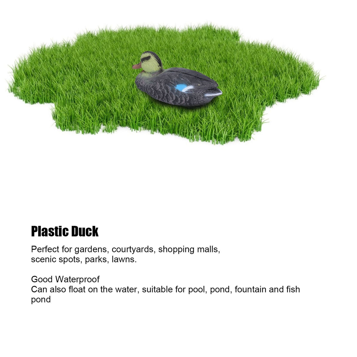 Floating Duck Decoy Simulation Hunting Duck Garden Pool Yard Lake Decoration 26x11.5cmFemale