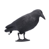 Simulation Plastic Crow Statue Hunting Bait Decoys Tool for Outdoor Garden Decoration - 45-Degree Angle