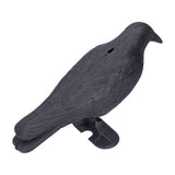 Simulation Plastic Crow Statue Hunting Bait Decoys Tool for Outdoor Garden Decoration