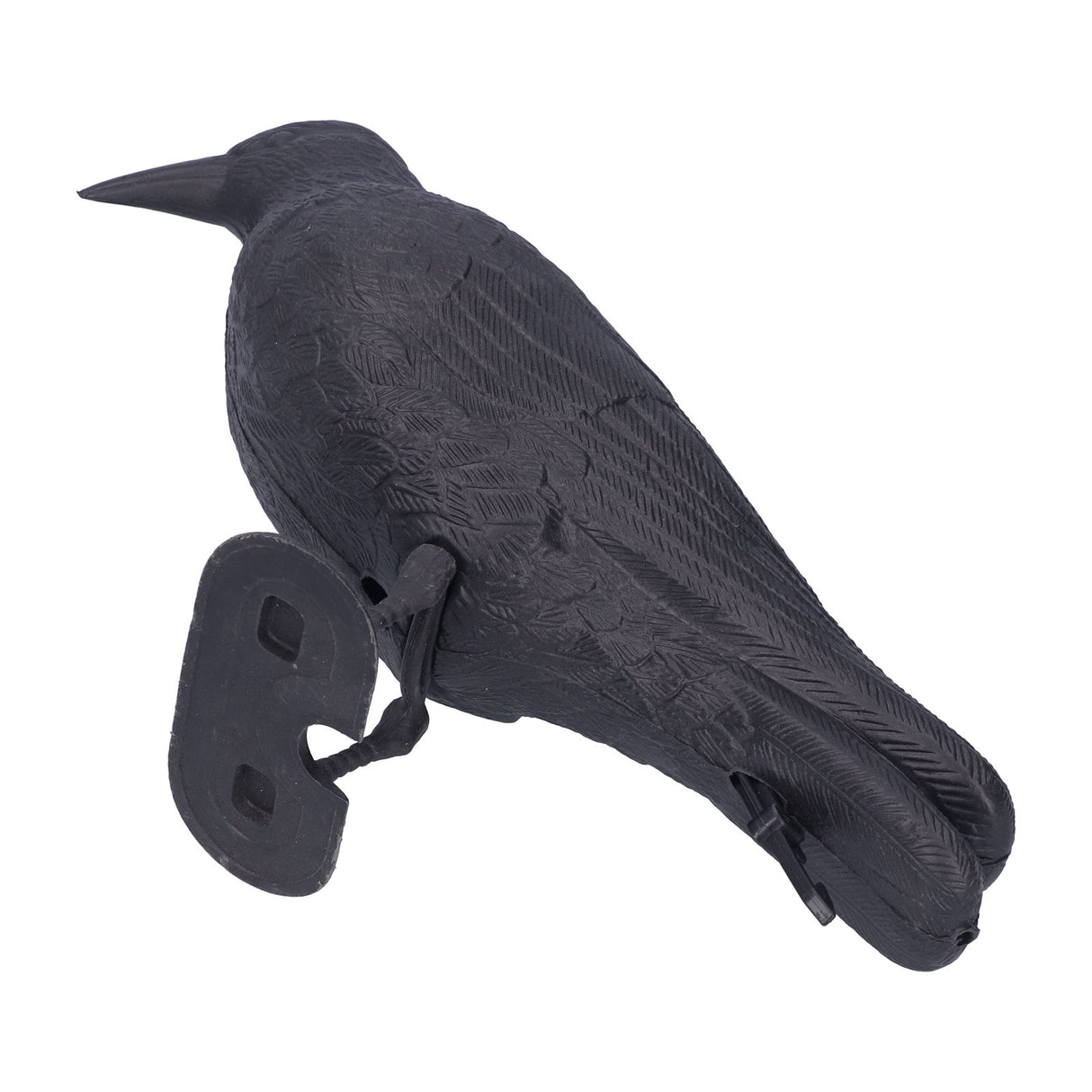 Simulation Plastic Crow Statue Hunting Bait Decoys Tool for Outdoor Garden Decoration