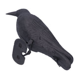 Simulation Plastic Crow Statue Hunting Bait Decoys Tool for Outdoor Garden Decoration - Extra Image