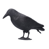 Simulation Plastic Crow Statue Hunting Bait Decoys Tool for Outdoor Garden Decoration