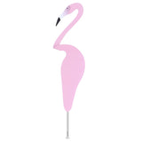 Beautiful Bird Shape Ornament Figurine for Outdoor Yard Art Patio Backyard DecorationLight Pink - Front View