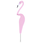 Beautiful Bird Shape Ornament Figurine for Outdoor Yard Art Patio Backyard DecorationLight Pink