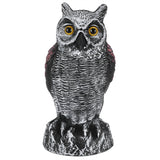 Fake Simulation Owl Statue Decoration Outdoor Garden Plastic Repeller Hunting Decoy1020‑1