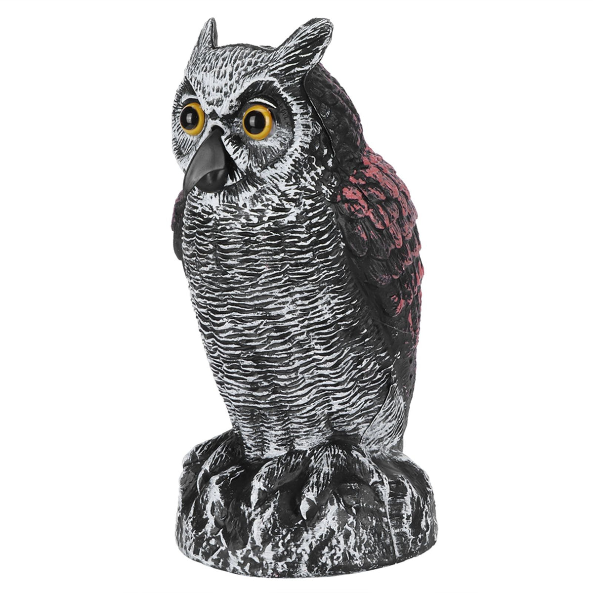 Fake Simulation Owl Statue Decoration Outdoor Garden Plastic Repeller Hunting Decoy1020‑1