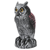 Fake Simulation Owl Statue Decoration Outdoor Garden Plastic Repeller Hunting Decoy1020‑1