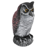 Fake Simulation Owl Statue Decoration Outdoor Garden Plastic Repeller Hunting Decoy1021‑1