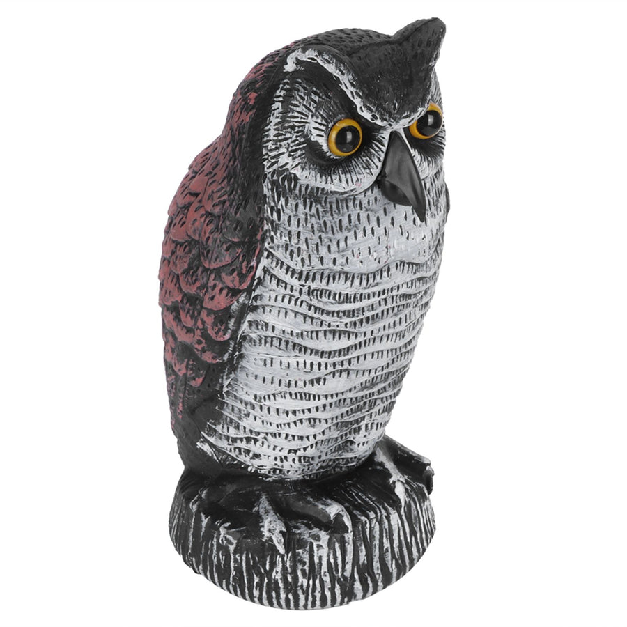 Fake Simulation Owl Statue Decoration Outdoor Garden Plastic Repeller Hunting Decoy1021‑1