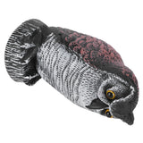 Fake Simulation Owl Statue Decoration Outdoor Garden Plastic Repeller Hunting Decoy1021‑1 - Close-Up Angle