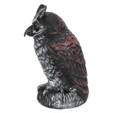 Fake Simulation Owl Statue Decoration Outdoor Garden Plastic Repeller Hunting Decoy1023‑1