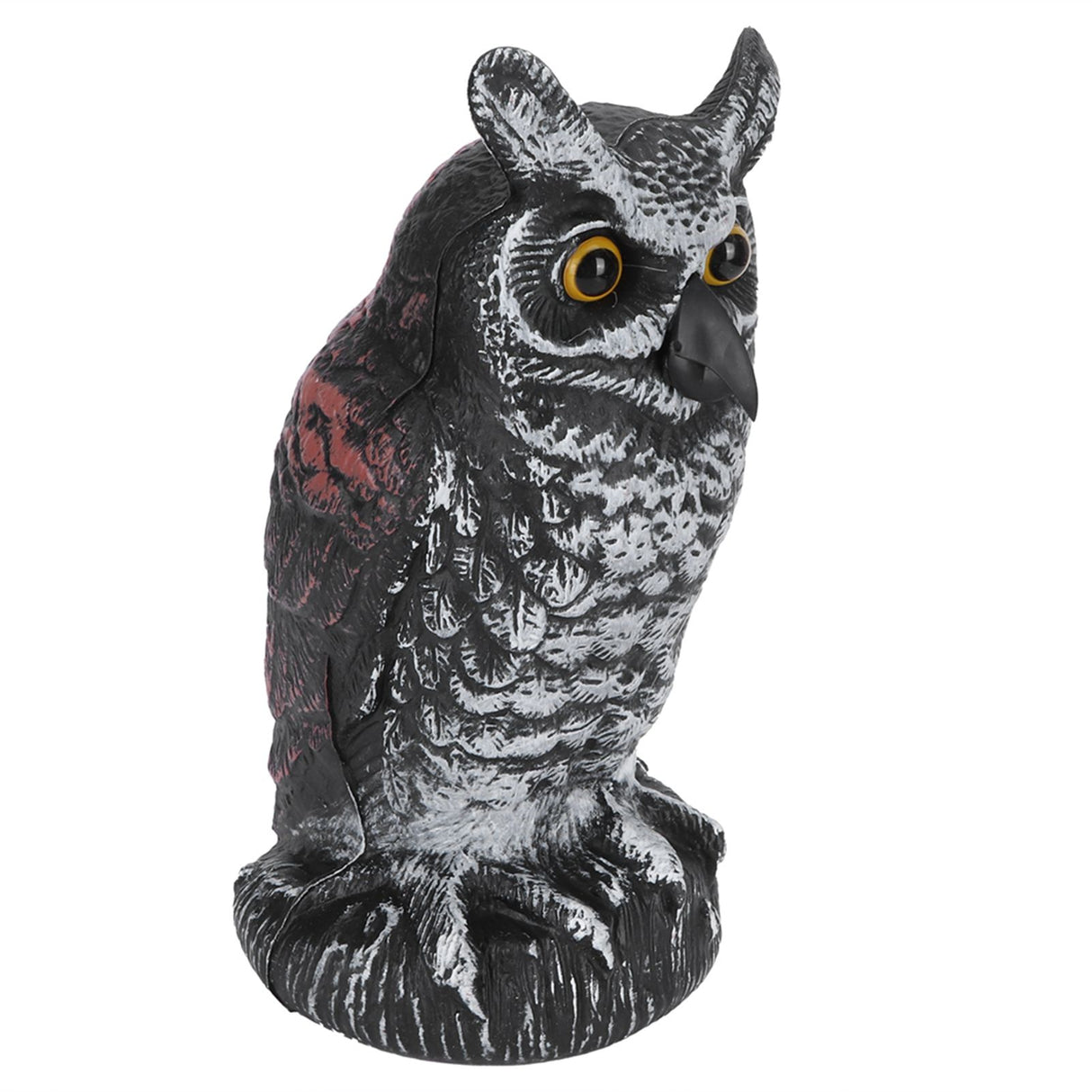 Fake Simulation Owl Statue Decoration Outdoor Garden Plastic Repeller Hunting Decoy1023‑1