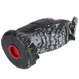 Fake Simulation Owl Statue Decoration Outdoor Garden Plastic Repeller Hunting Decoy1023‑1 - Rear View