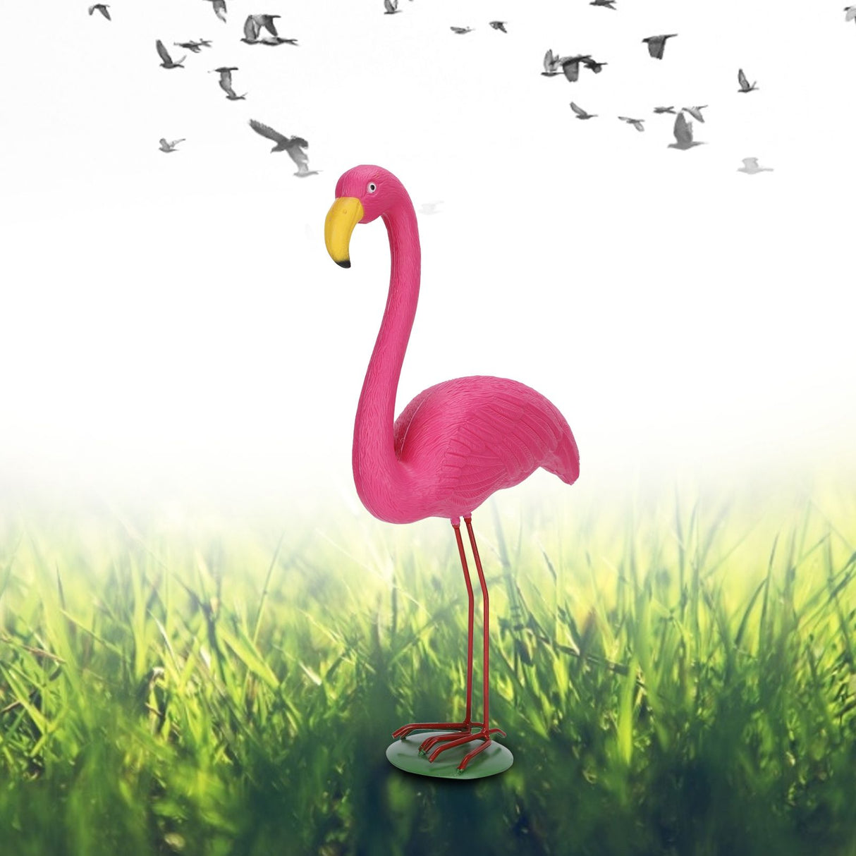High Simulation Plastic Bird Animal Figurine Lawn Decoration Bird Drive Garden ProtectorsM