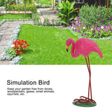 High Simulation Plastic Bird Animal Figurine Lawn Decoration Bird Drive Garden ProtectorsS - Extra Image