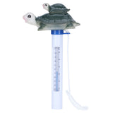 Pool Thermometer with String Cartoon Shaped Temperature Meter for SPA Hot Tub Pond