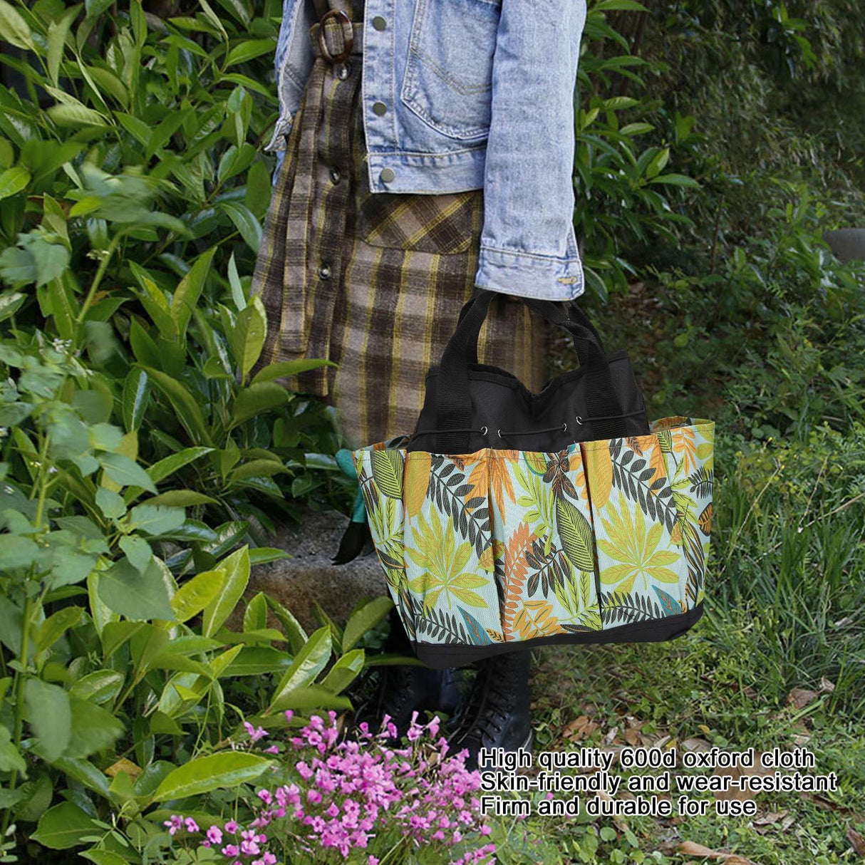 Multi Functional Gardening Tool Bag Organizer Outdoor Garden Tool Storage Bag Tote